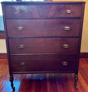 Berkey & Gay Furniture 4-Drawer Chest - Dark Wood - 36 x 21 x 46 in
