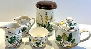 Villeroy & Boch Botanica Agrimonia 5-Piece Porcelain Tea Set