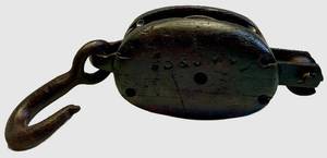 Antique Pulley Block & Hook