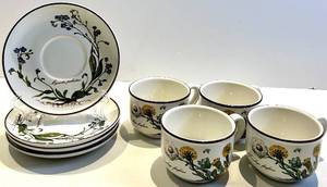 Villeroy & Boch Botanica Vitro-Porcelain Cups & Plates