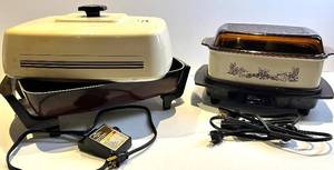 West Bend Electric Skillet & 4-Quart Slow Cooker Sensa-Temp 72106, 1300W, 120V