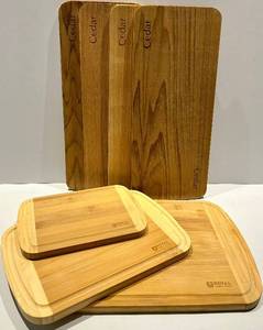 Bamboo Wood Cutting Boards and Cedar Planks for Cooking