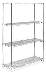 ULINE Metro 5 Shelf 48 W x 18 D x 72 H Wire Shelving
