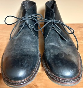 Johnston &amp Murphy Mens Leather Lace-Up Boots - Size 10.5