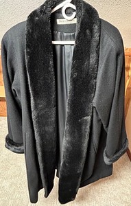 Donnybrook Wool Coat - Faux Fur Collar