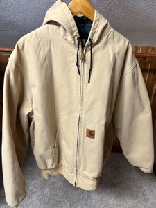 Carhartt J06WET Hooded Canvas Jacket