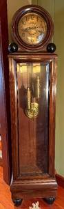 Antique CB Universal Clocks Grandfather Clock - 77 in Tall, Holland-Made Body