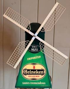 Heineken Windmill Beer Sign - Lighted and Rotating