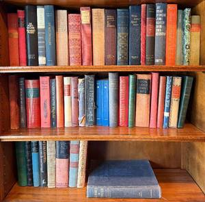 Vintage Books Collection - Assorted Titles, Hardcover & Clothbound, Forty or More Volumes