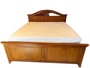 King Size Bed with Headboard & Footboard - Mattress Optional
