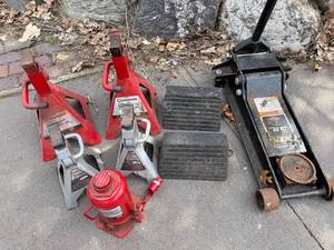 Strongway Jack Stands, Sears Jack Stands, Bottle Jack & Floor Jack