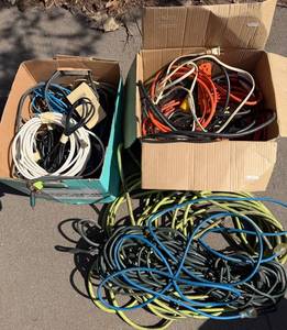 Assorted Electrical Cables & Extension Cords