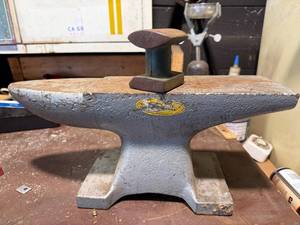 Cast Iron Anvil & Blacksmithing Tool - Vintage Workshop