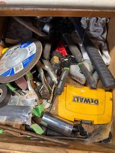 Assorted Hand Tools & Hardware for Home Workshop