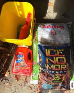 Ice Melt Assortment - SafeStep, Ice No More & Splash Ice Melt, Bucket & Scoop