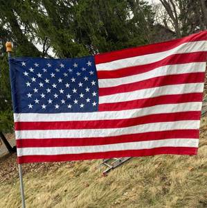 American Flag & Flagpole - Outdoor Display