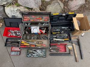Alltrade Tools & Hand Tools Set - Sockets, Screwdrivers, Hammers & Drill Bits