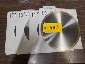 (4) 10 Wet Tile Spider Diamond Bla...