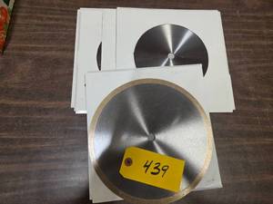 (5) 10 Wet Tile Diamond Blades...