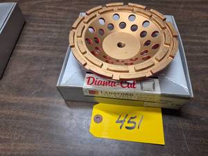 7 Diamond Grinding Wheel, D7D, Wit...
