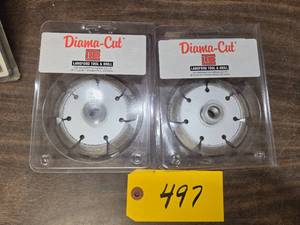 (2) 4 V-Crack Delux-Cut Diamond Gr...