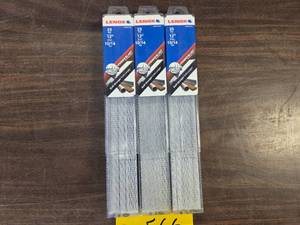 (3) 25 pks. Lenox 10 1014 TPI Rec...