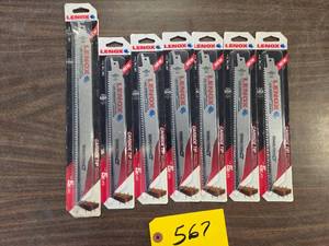 (1)Lenox 12 6 TPI  & (6) 9 6 TPI ...