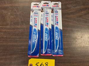 (1) Lenox 5 pk. 9 10 TPI & (2) 5 p...