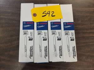 (4) 25 pks. Bosch 9  58 Reciproca...