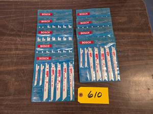 (9) Bosch 7 pc. Reciprocating Blade...