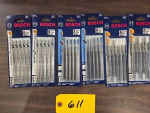 (6) 6 pks. Bosch T-Shank Jig Saw Bl...
