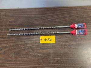 (2) Bosch 58x21 Carbide SDS Max ...