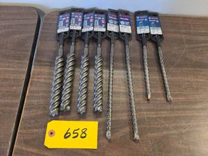 (8) Assorted Bosch SDS Plus Carbide...