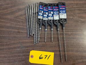 (12) Assorted Bosch SDS Plus Carbid...