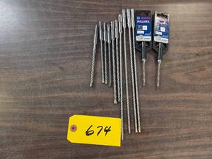 (12) Assorted Bosch SDS Plus Carbid...