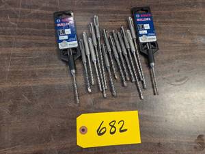 (15) Assorted Bosch SDS Plus Carbid...