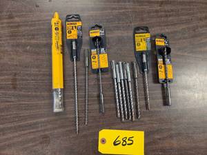 (12) Assorted Dewalt SDS Plus Carbi...