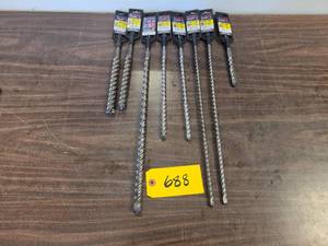 (8) Assorted Bosch SDS Plus Full He...