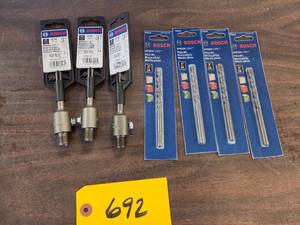 (3) Bosch 516 SDS Plus Mandrel Ext...