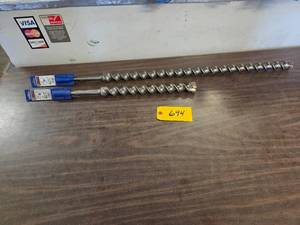 (2) Bosch Spline Carbide Drill Bits...