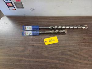 (2) Bosch Spline Carbide Drill Bits...