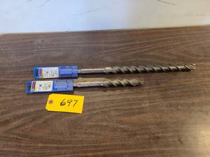 (2) Bosch Spline Carbide Drill Bits...