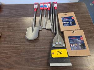 (9) pcs. Bosch SDS Max Rotary Hamme...