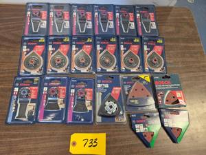(20) pkgs. Bosch Oscillating Tool C...