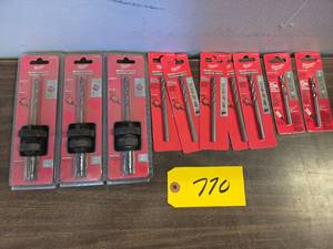 (3) Milwaukee Hole Saw Arbors & (7)...