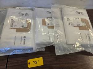 (3) 5 pks. Bosch Vacuum Bags VB090F...