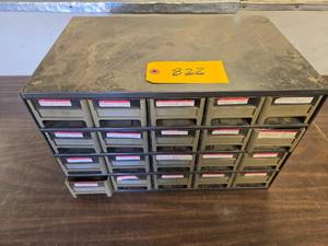 Parts Cabinet with Assorted Bits & ...