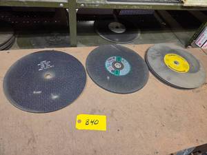 (13) Assorted Abrasive Saw Blades, ...