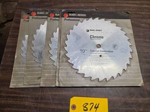 (5) 10 Saw Blades...