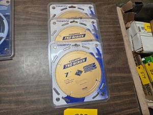 (3) 7  Diamond Saw Blades...